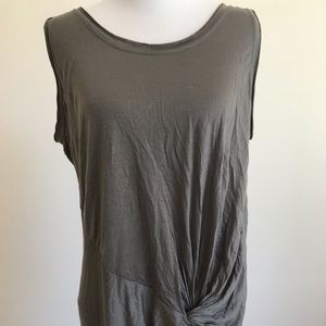 Yummie Tummie taupe twist front tank